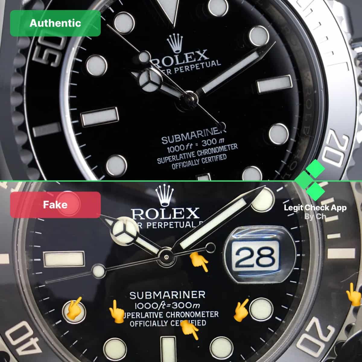 How To Spot Fake Rolex Submariner